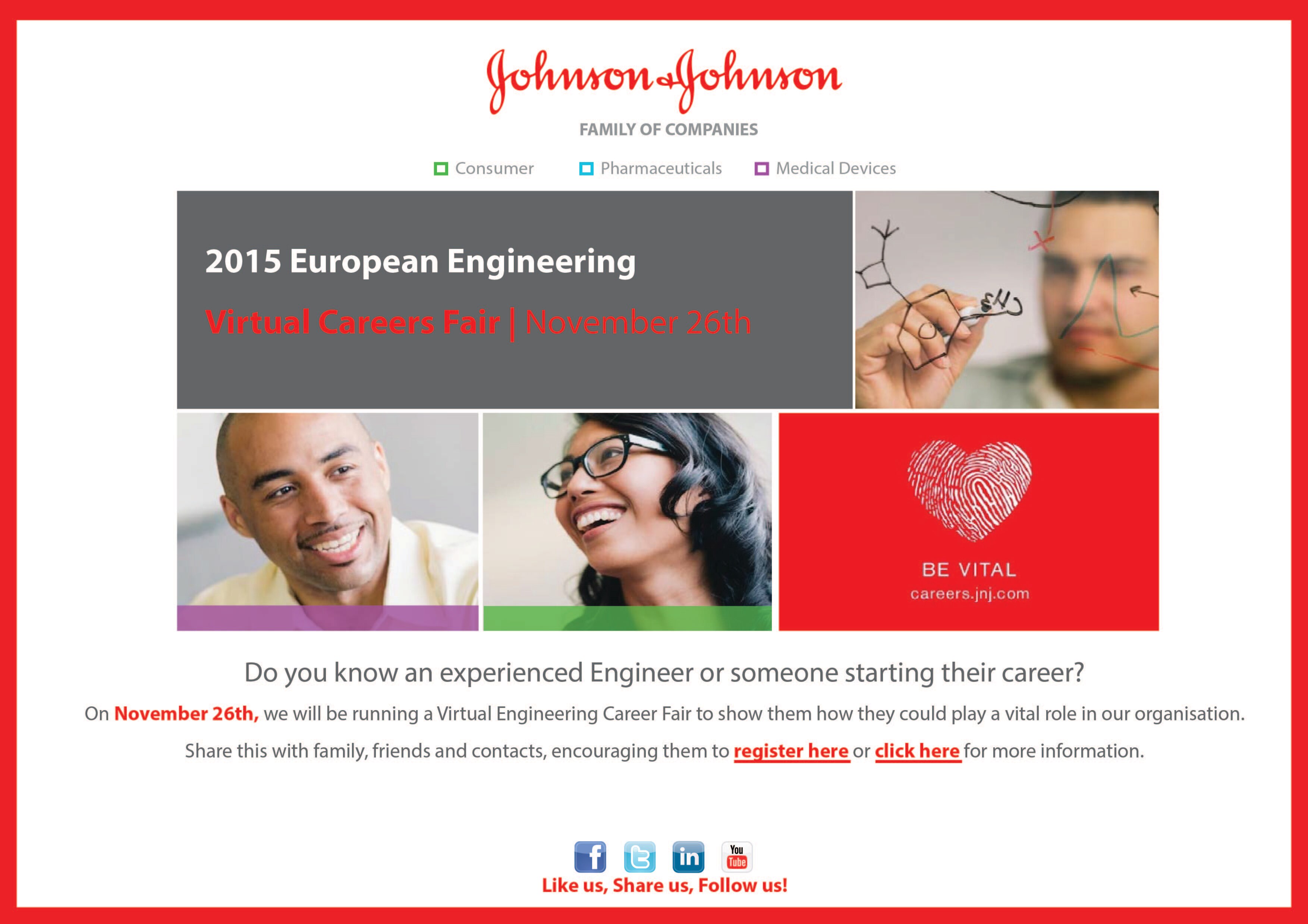 johnson johnson to host virtual jobs fair for engineers virtual job fair