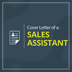 sales assistant cover letter